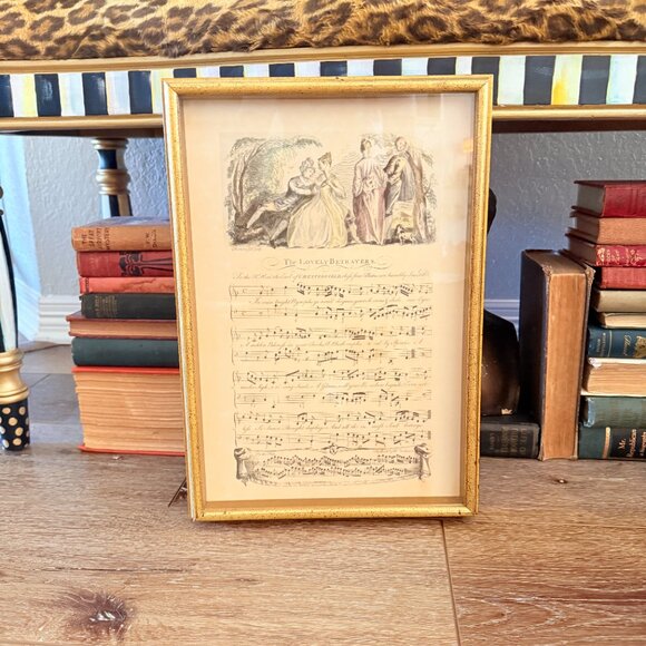 Vintage Framed Music Print - Picture 3 of 14